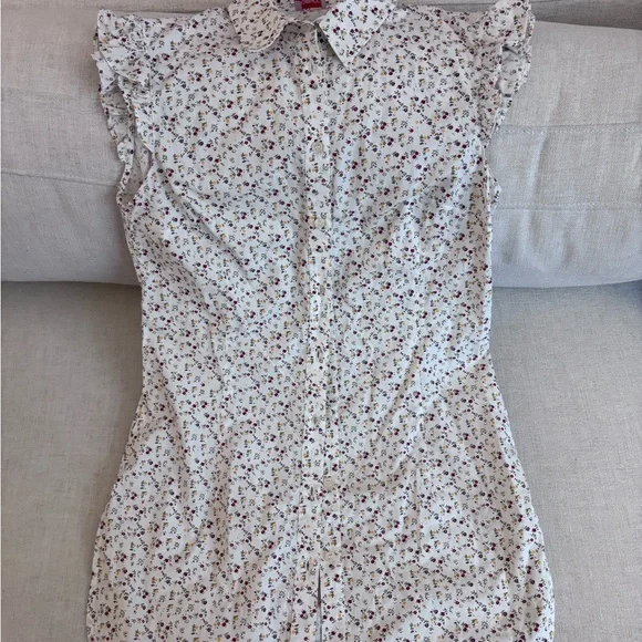 melisande white embellished mini dress Frances Crystal-embellished Sleeveless Mini Dress-Sunfere, White · S